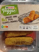 Sticks de légumes-fromage Bio