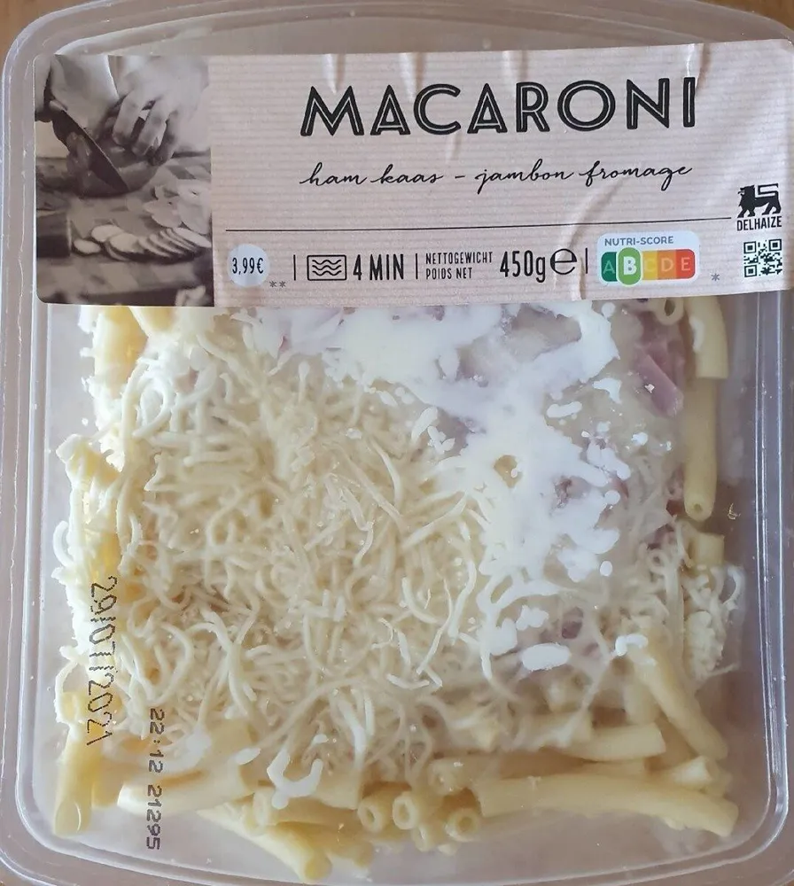 Macaroni jambon fromage