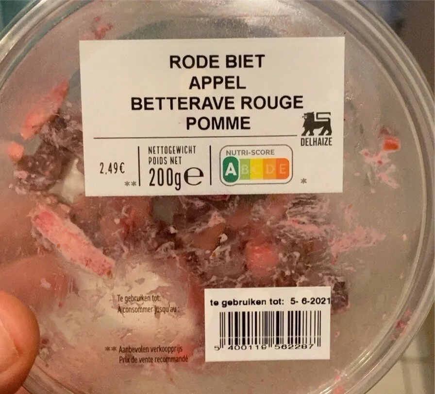 Betterave rouge pomme