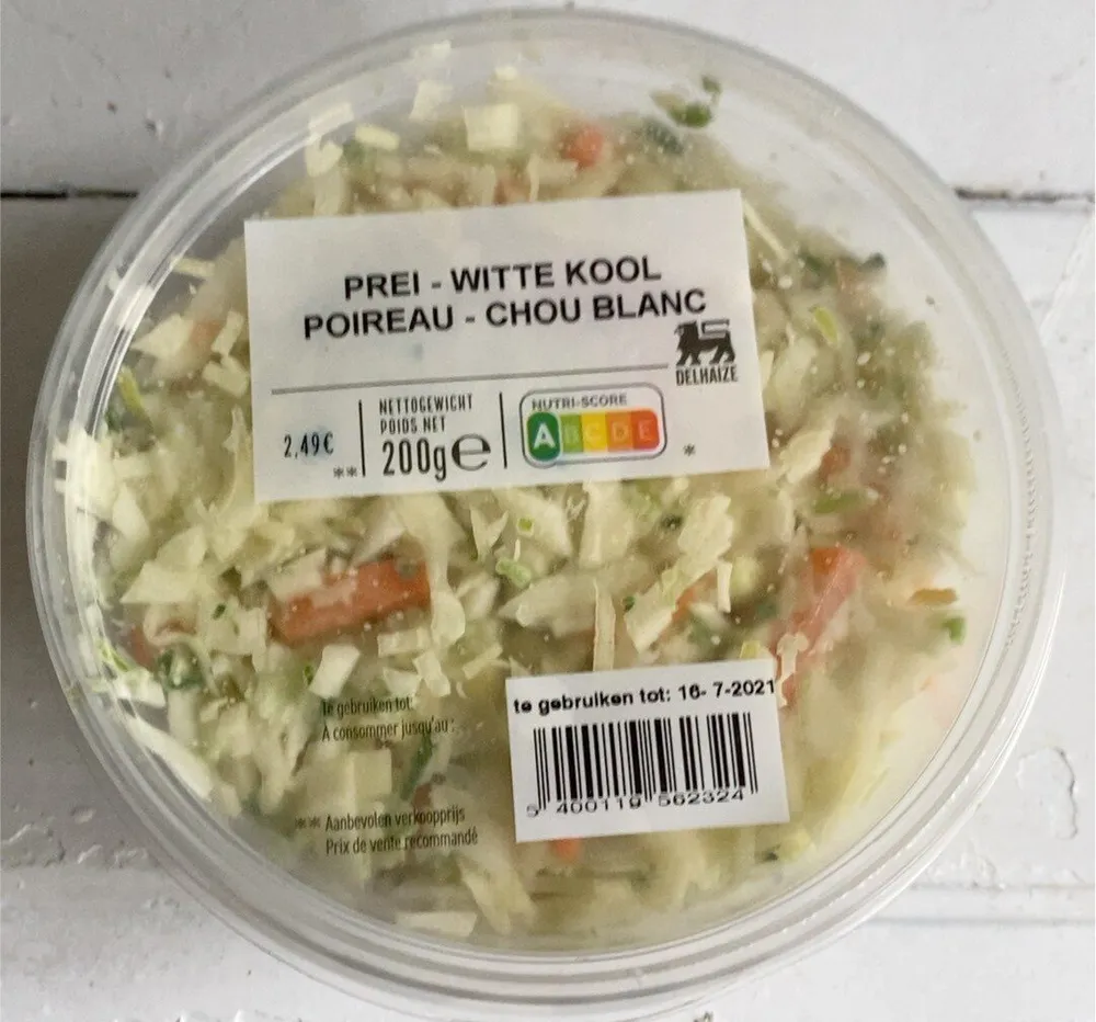 Poireau - chou blanc