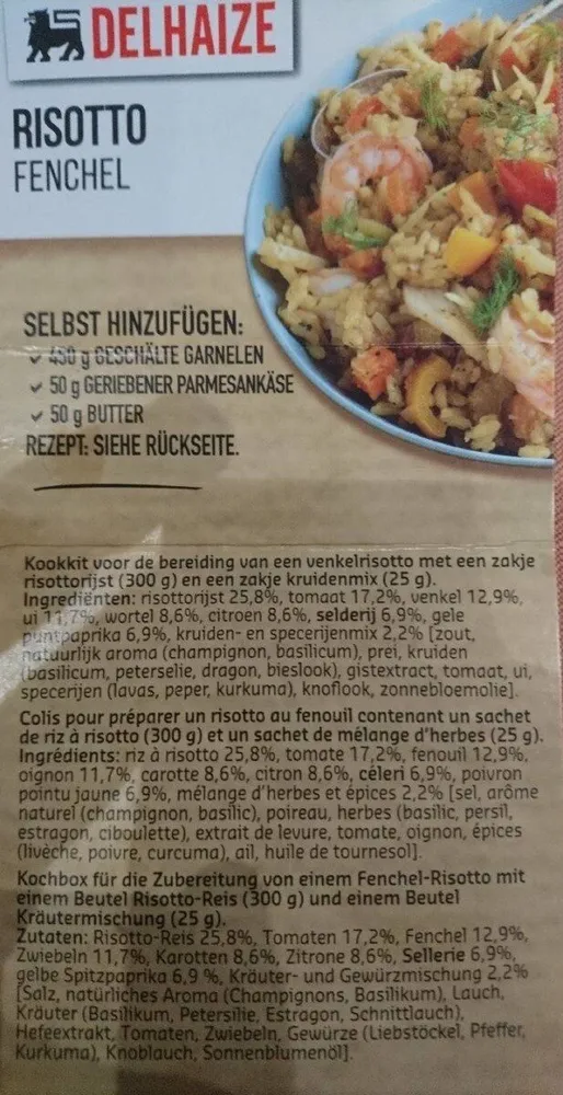 Risotto fenchel