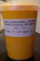 Soupe patate douce, poivron