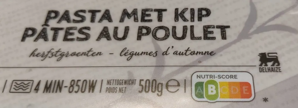 Pâtes au poulet et légumes d'automne