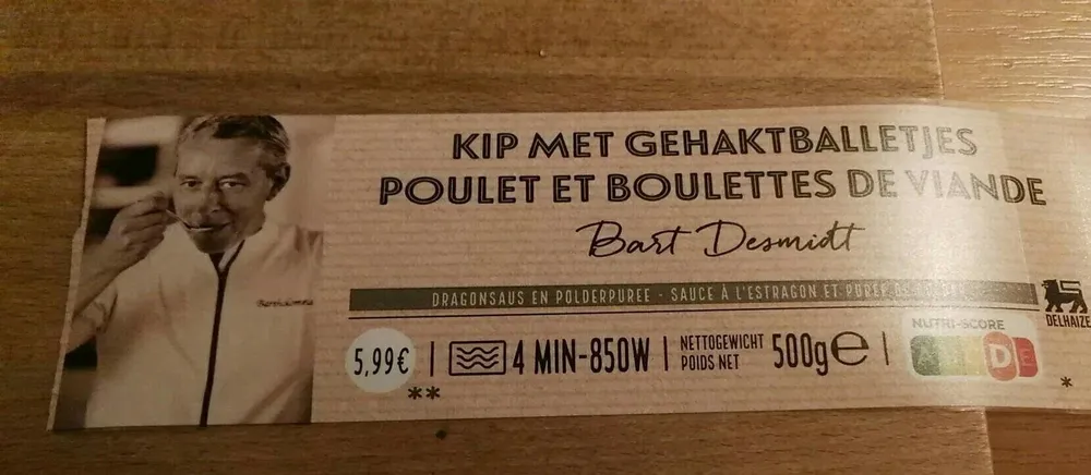 Kip met gehaktballetjes van Bart Desmidt