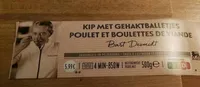 Kip met gehaktballetjes van Bart Desmidt