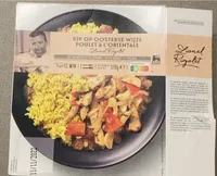 Poulet à l’orientale au riz basmati et curcuma