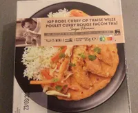 Poulet curry rouge facon thai