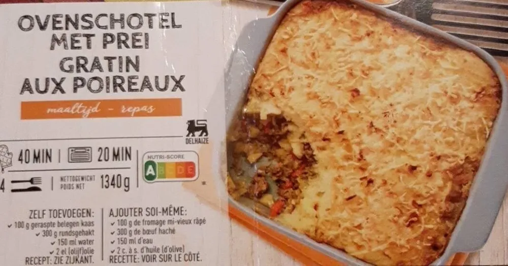 Ovenschotel met prei