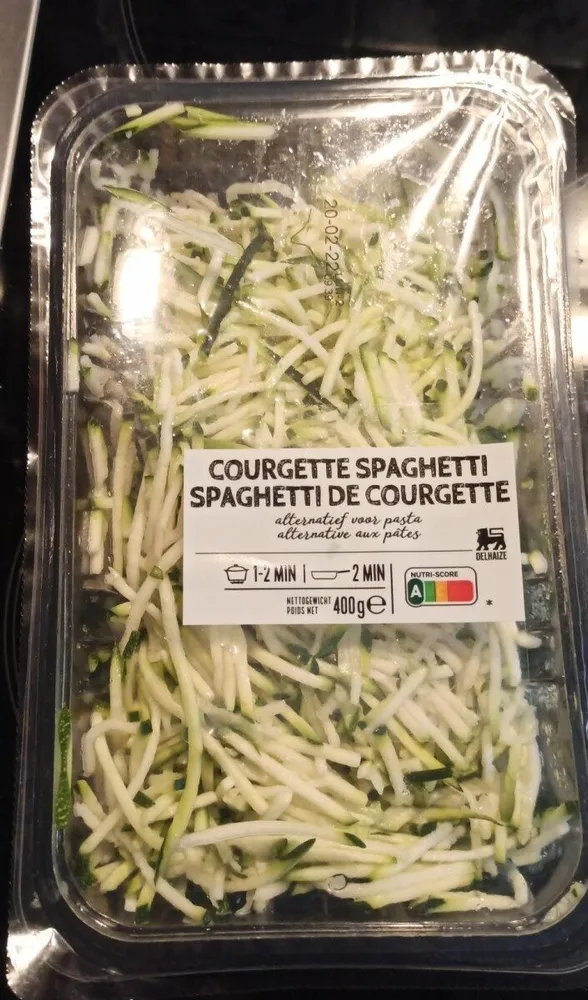 Spaghetti de courgettes