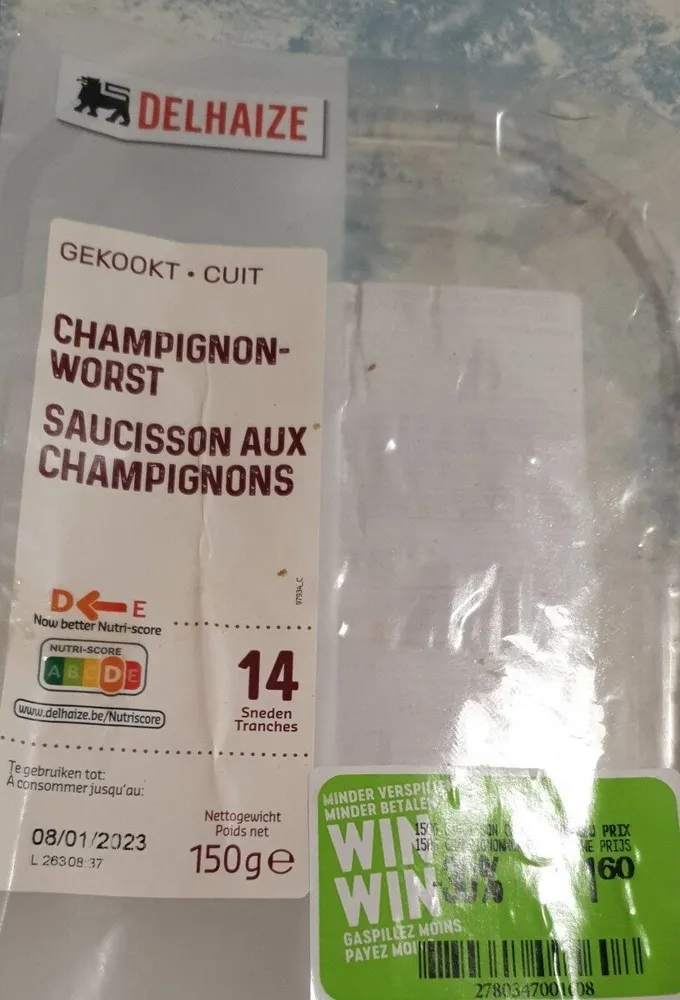 Saucisson aux champignons