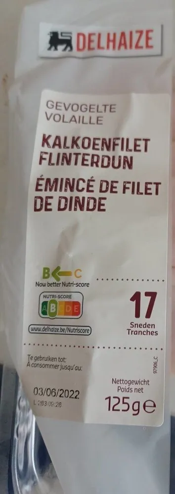 Émincé de filet de dinde
