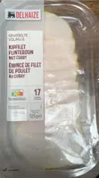 Kipfilet flinterdun met curry