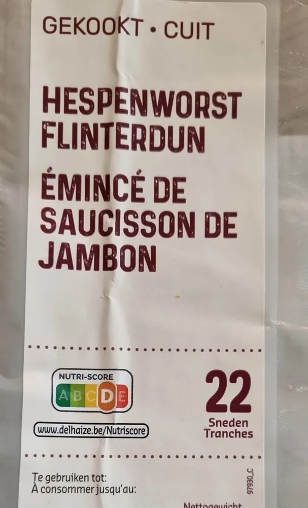 Émincé de Saucisson de jambon