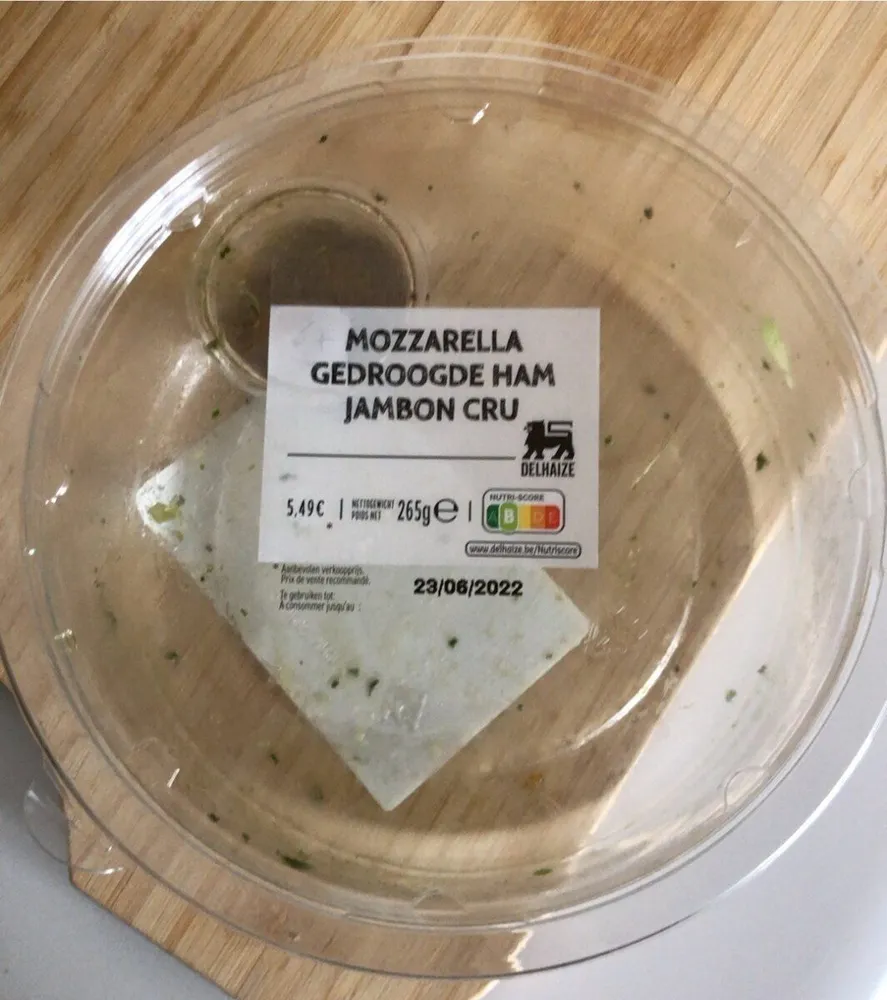 salade mozzarella ham