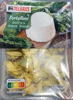 Tortelloni Ricotta & spinazie . Épinards