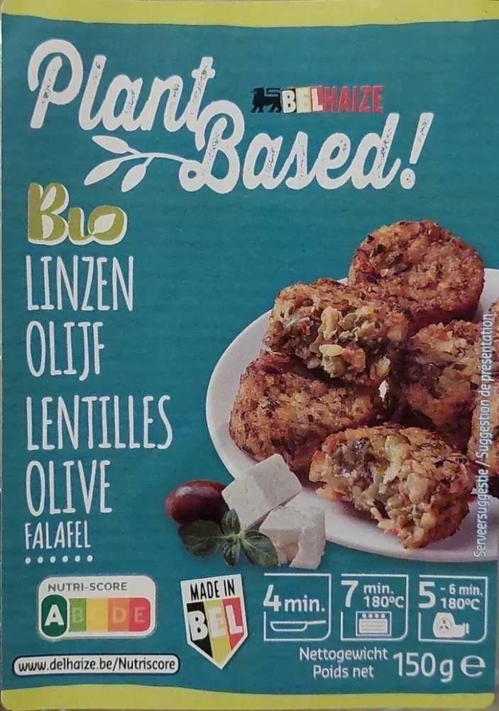 Falafel lentilles olive