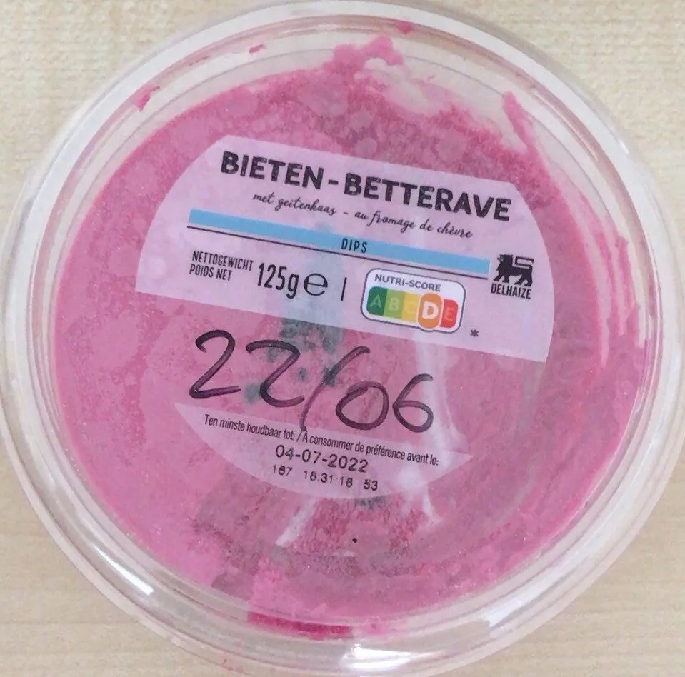 Dip betterave fromage de chèvre