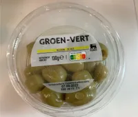 GROEN-VERT NETTOGEWICHT POIDS NET OLIJVEN OLIVES N