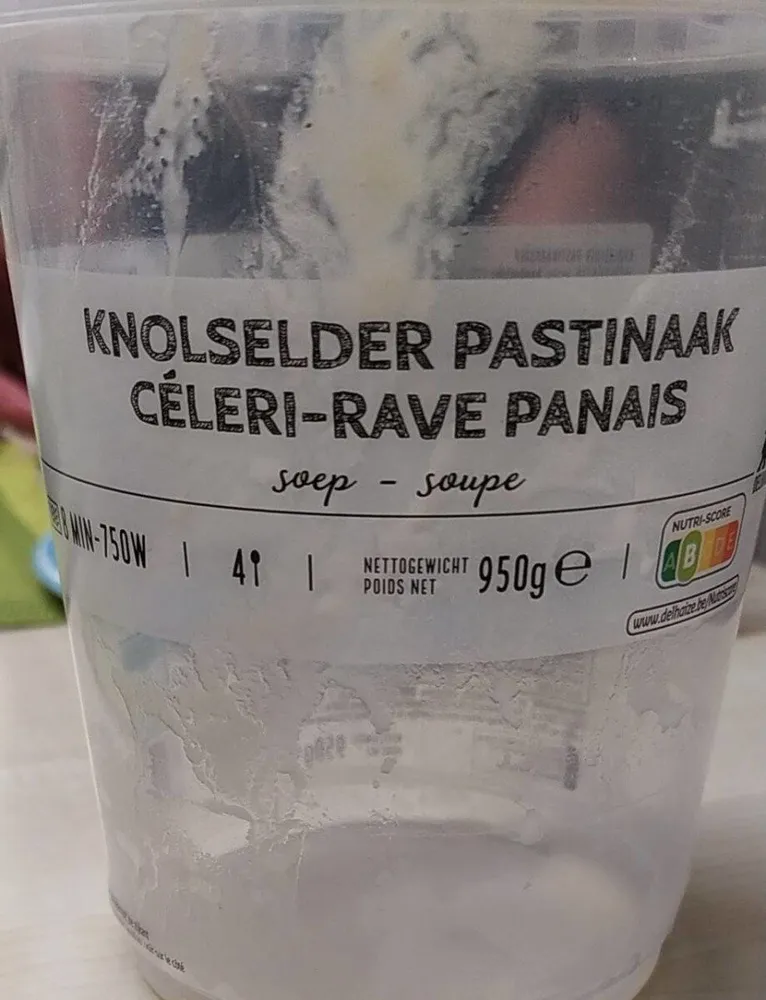 Soupe au céleri rave et panais