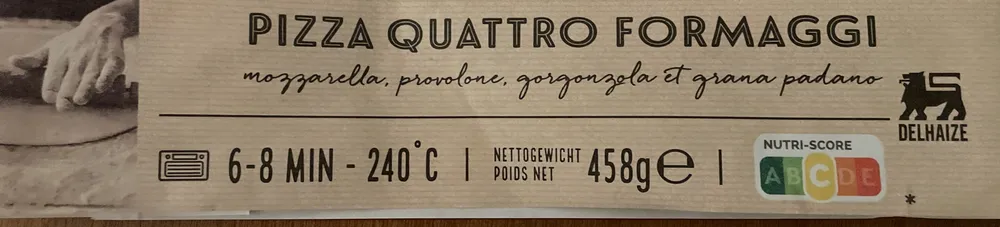 Pizza quattro fromaggi
