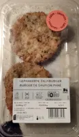 Burger de saumon pané