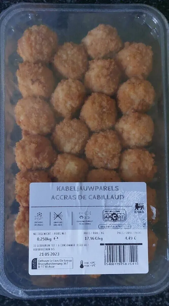 Accras de cabillaud