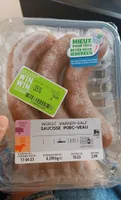 Saucisse porc veau