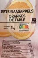 Oranges de table