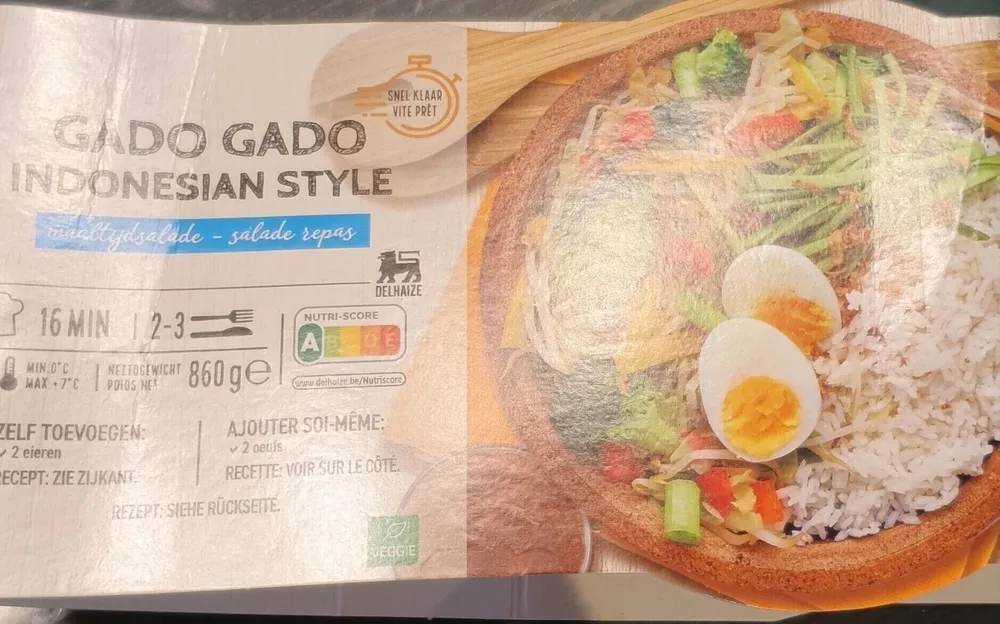 Gado gado Indonesian style