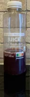 Juice/ appel, blauwe bes en limoen