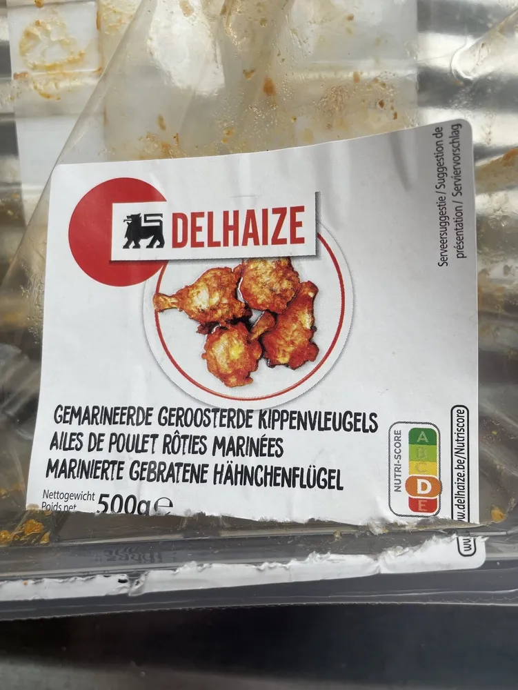 Gemarineerde Geroosterde Kippenvleugels