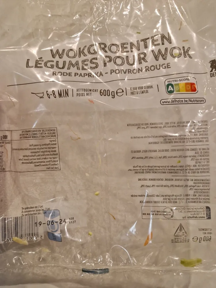 Wok groenten