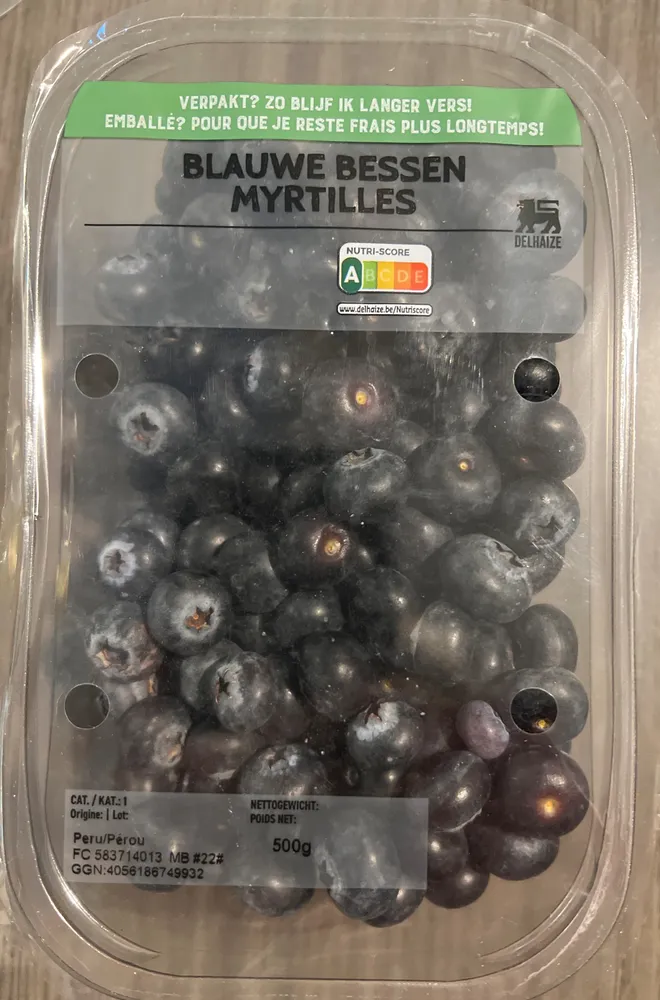 Blauwe bessen myrtilles