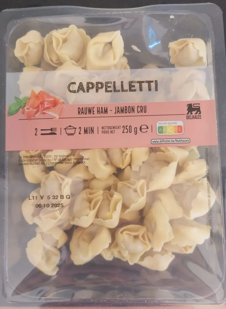 Cappelletti jambon cru
