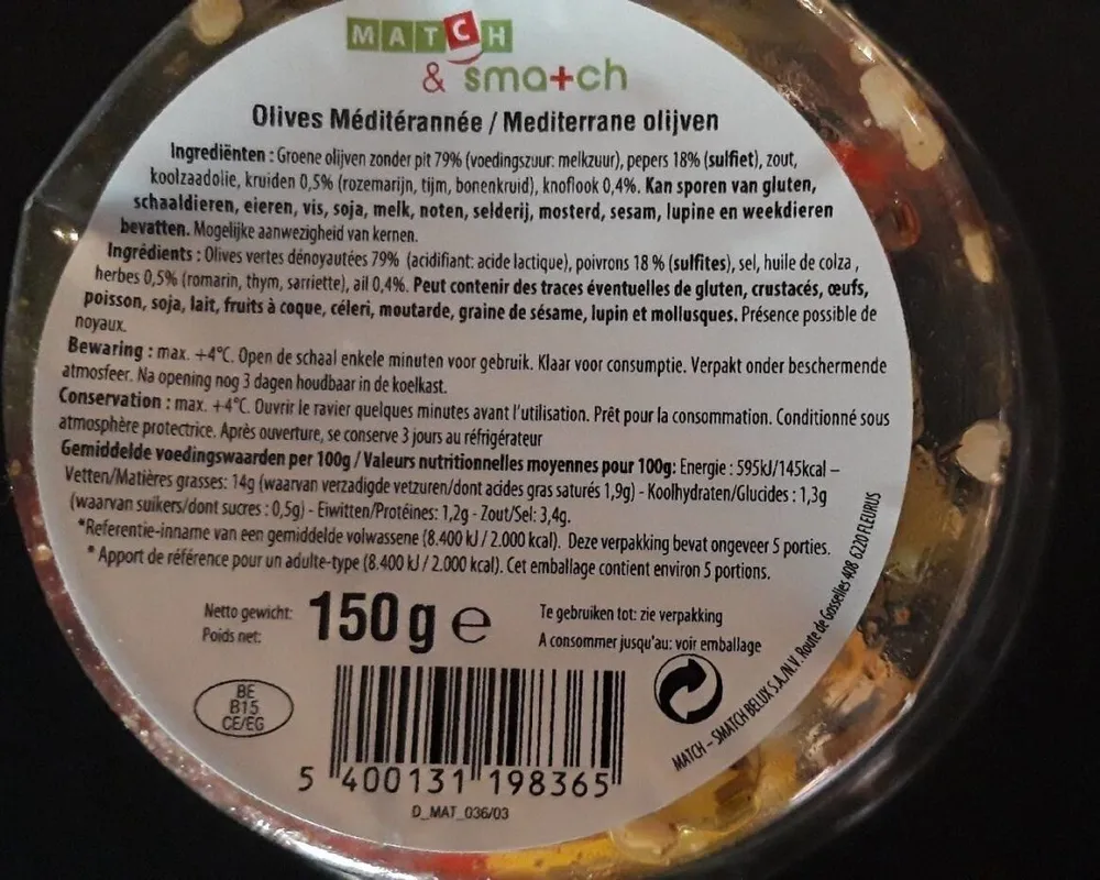 Olives Méditerranée
