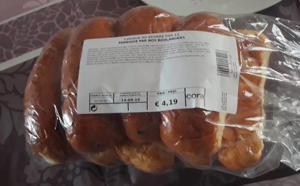 Couque au beurre par 15
