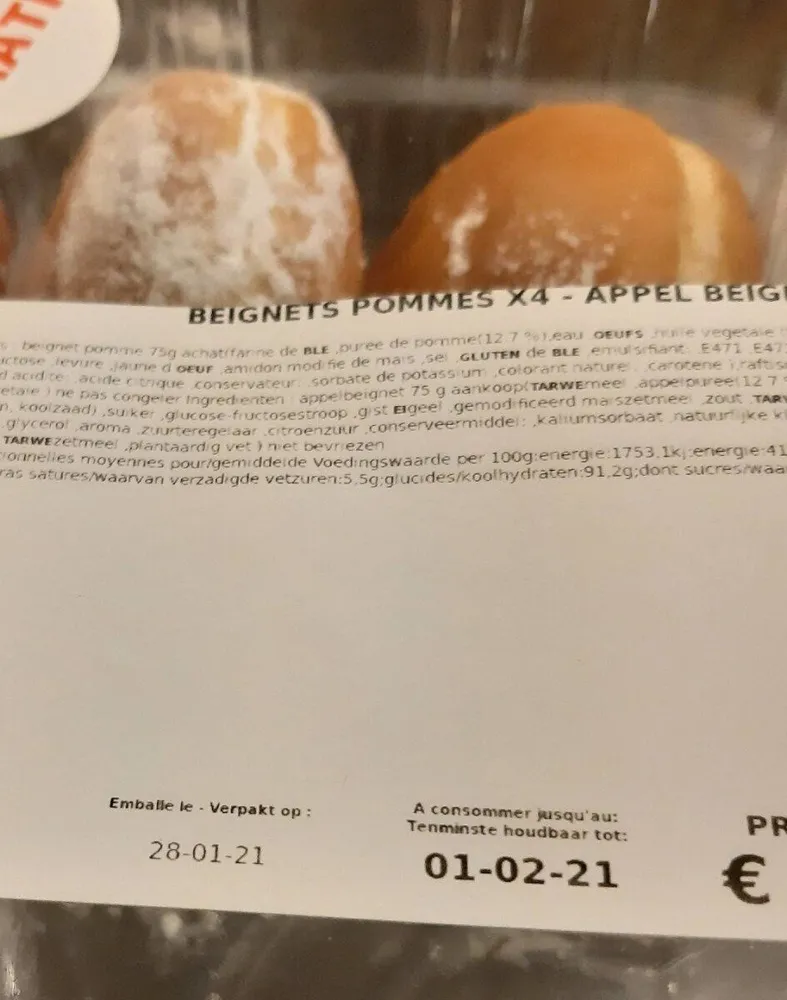Beignets pomme
