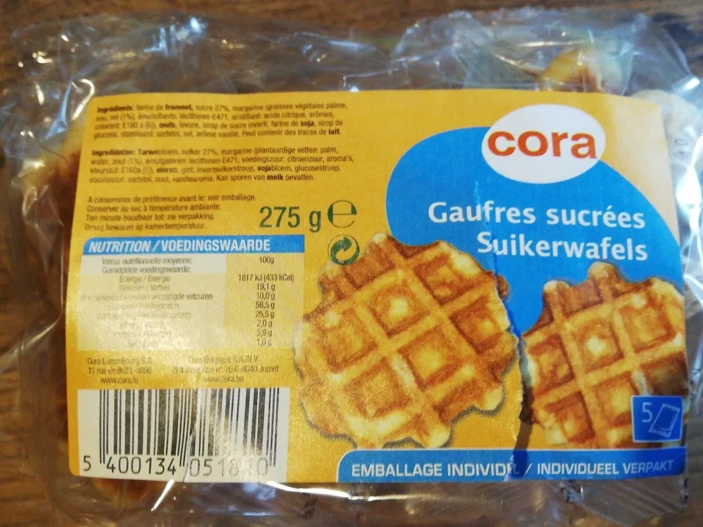 Gaufres sucrées