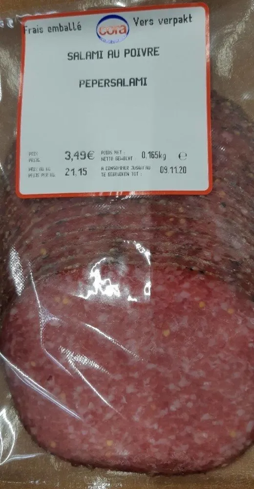 Salami au poivre - Cora