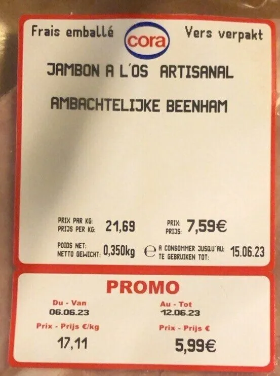 Jambon à l’os artisanal