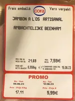 Jambon à l’os artisanal