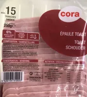 Jambon epaule toast