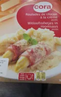 Roulades de chicons puree