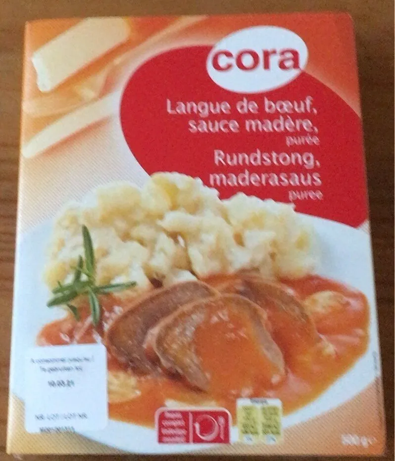 Langue de boeuf sauce madere