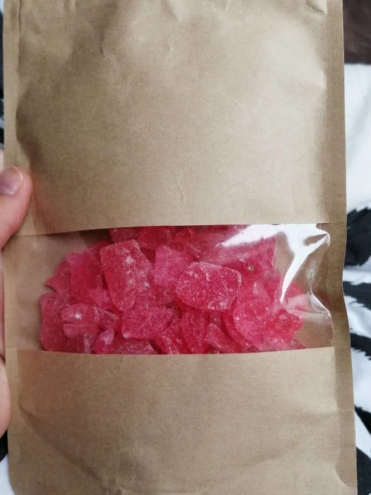 Bonbons cassés artisanaux de grand mère fraise