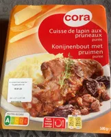 Cuisse de lapin aux pruneaux purée