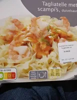 Tagliatelle aux scampis