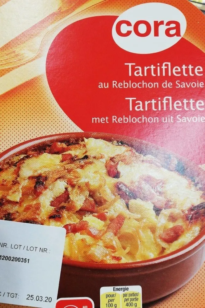 Tartiflette au Reblochon de Savoie
