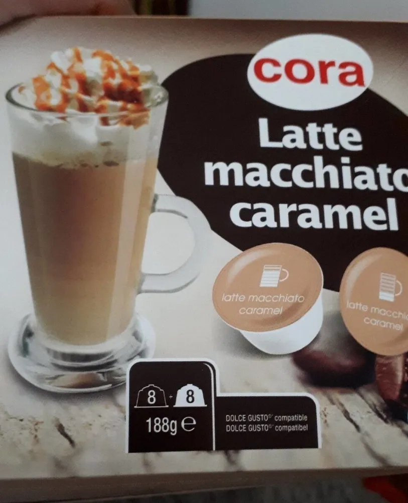 Latte macchiato caramel