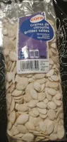Graines de citrouille grillées salées